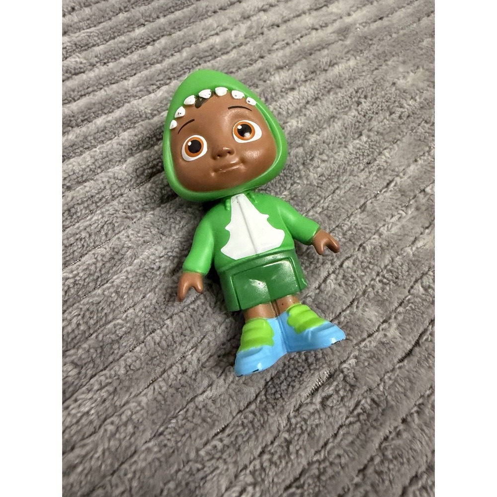 Cocomelon Shark Boy Cody Action Figure green 2021 PVC Cake Topper Moonbug